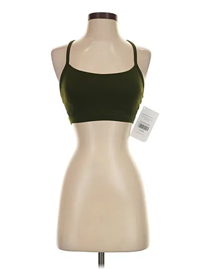Pre-owned Fabletics Sports Bra In Green
