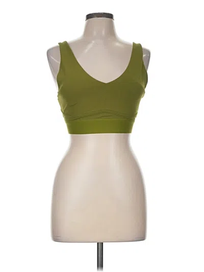 Pre-owned Fabletics Sports Bra In Green