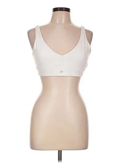 Pre-owned Fabletics Sports Bra In Ivory