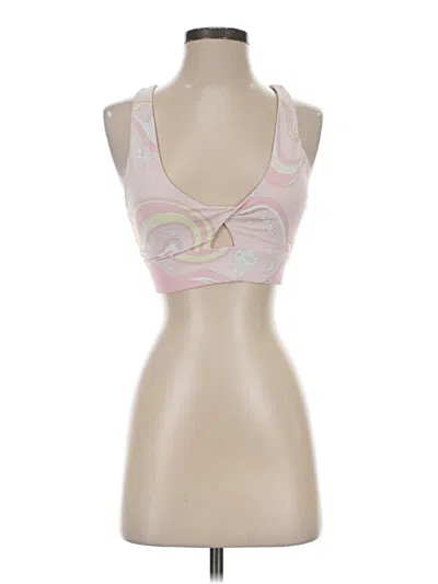 Pre-owned Fabletics Sports Bra In Pink