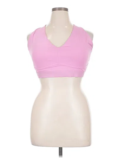 Pre-owned Fabletics Sports Bra In Pink