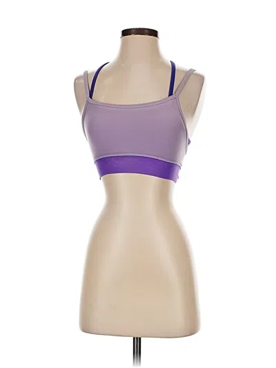 Pre-owned Fabletics Sports Bra In Purple