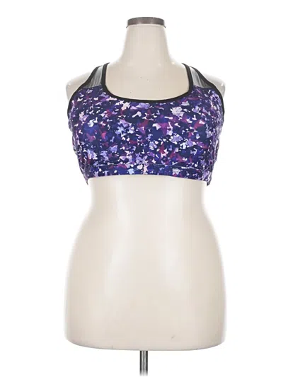 Pre-owned Fabletics Sports Bra In Purple