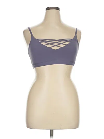 Pre-owned Fabletics Sports Bra In Purple