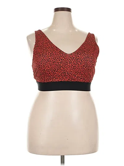 Pre-owned Fabletics Sports Bra In Red