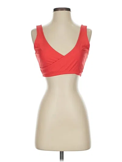 Pre-owned Fabletics Sports Bra In Red