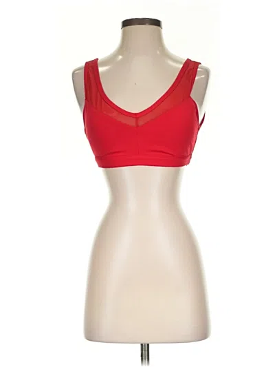 Pre-owned Fabletics Sports Bra In Red