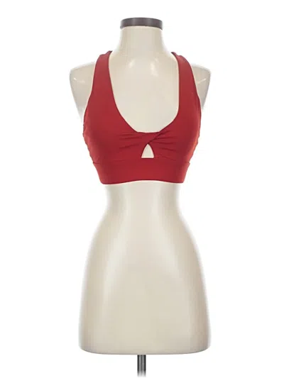 Pre-owned Fabletics Sports Bra In Red