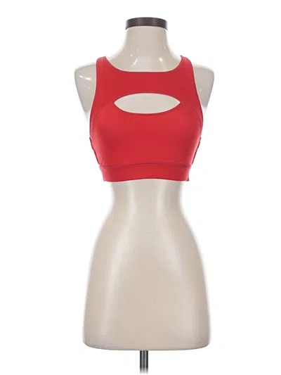 Pre-owned Fabletics Sports Bra In Red