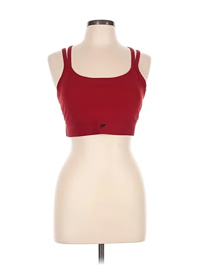 Pre-owned Fabletics Sports Bra In Red