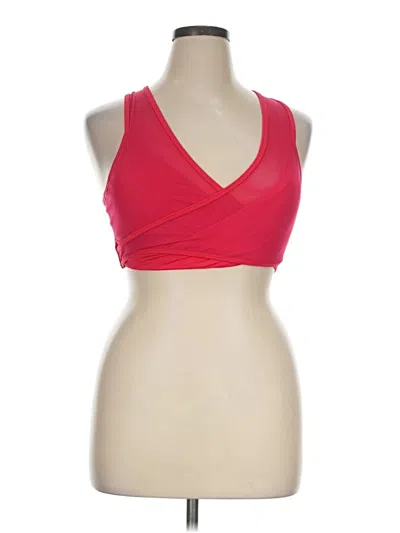 Pre-owned Fabletics Sports Bra In Red