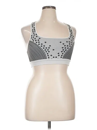 Pre-owned Fabletics Sports Bra In Silver