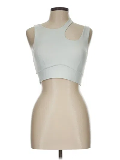 Pre-owned Fabletics Sports Bra In Silver