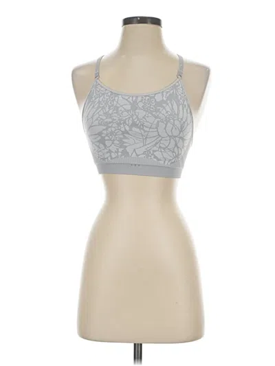 Pre-owned Fabletics Sports Bra In Silver