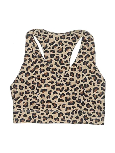 Pre-owned Fabletics Sports Bra In Tan