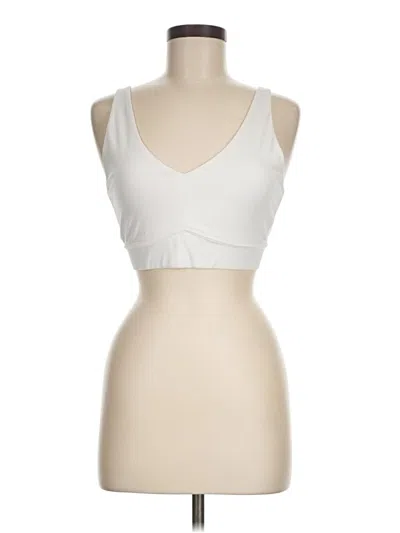 Pre-owned Fabletics Sports Bra In White