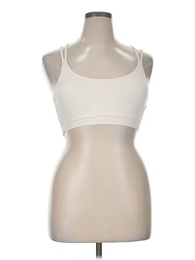 Pre-owned Fabletics Sports Bra In White