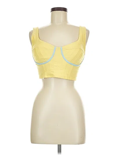 Pre-owned Fabletics Sports Bra In Yellow