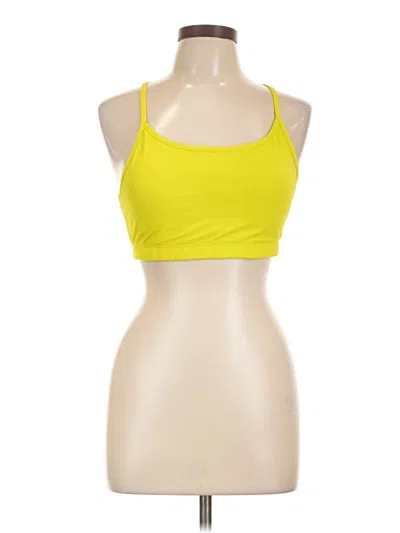 Pre-owned Fabletics Sports Bra In Yellow