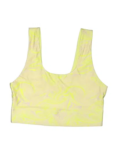 Pre-owned Fabletics Sports Bra In Yellow