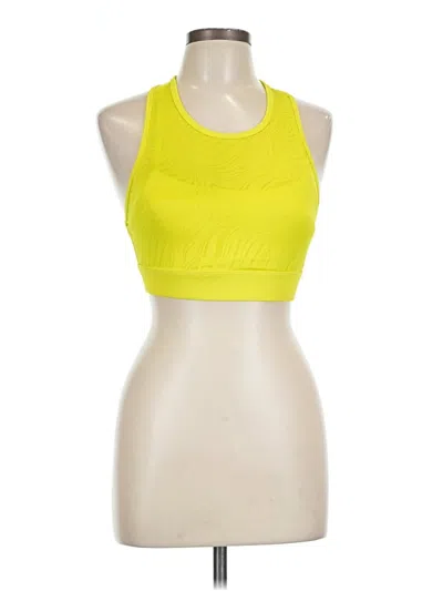 Pre-owned Fabletics Sports Bra In Yellow
