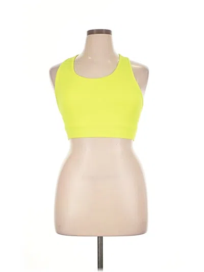 Pre-owned Fabletics Sports Bra In Yellow
