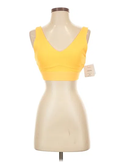 Pre-owned Fabletics Sports Bra In Yellow
