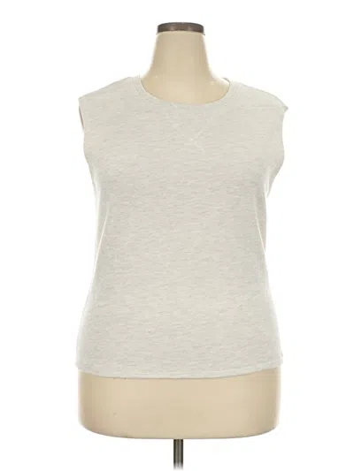 Fabletics Sweater Vest In Silver