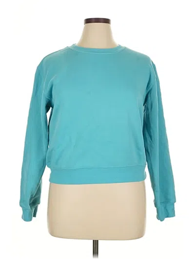 Pre-owned Fabletics Sweatshirt In Blue