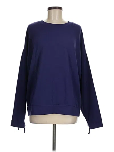 Pre-owned Fabletics Sweatshirt In Blue