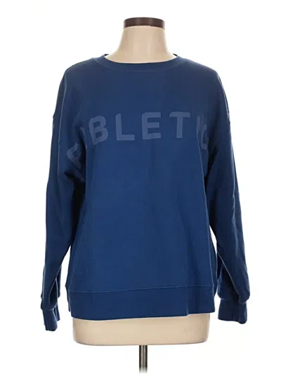Pre-owned Fabletics Sweatshirt In Blue