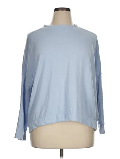 Pre-owned Fabletics Sweatshirt In Blue