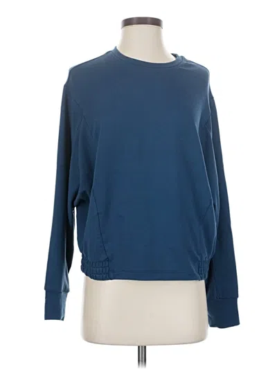Pre-owned Fabletics Sweatshirt In Blue