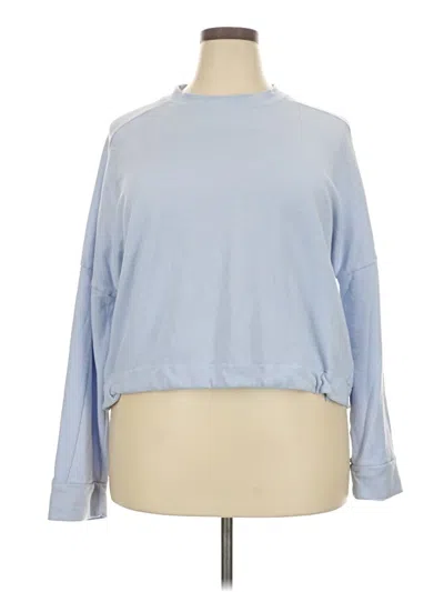 Pre-owned Fabletics Sweatshirt In Blue