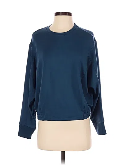 Pre-owned Fabletics Sweatshirt In Blue