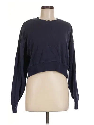Pre-owned Fabletics Sweatshirt In Blue