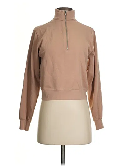 Pre-owned Fabletics Sweatshirt In Brown