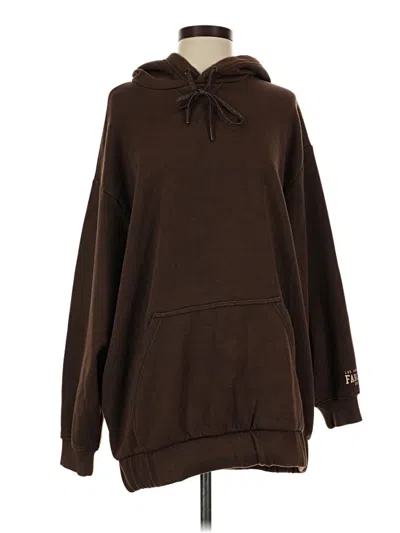 Pre-owned Fabletics Sweatshirt In Brown
