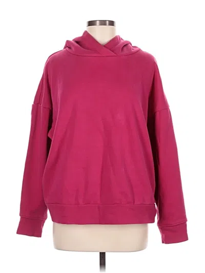 Pre-owned Fabletics Sweatshirt In Burgundy