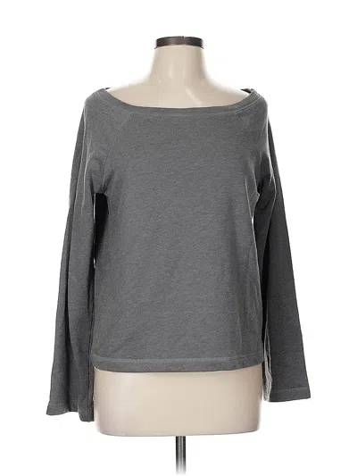 Pre-owned Fabletics Sweatshirt In Gray