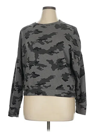 Pre-owned Fabletics Sweatshirt In Gray