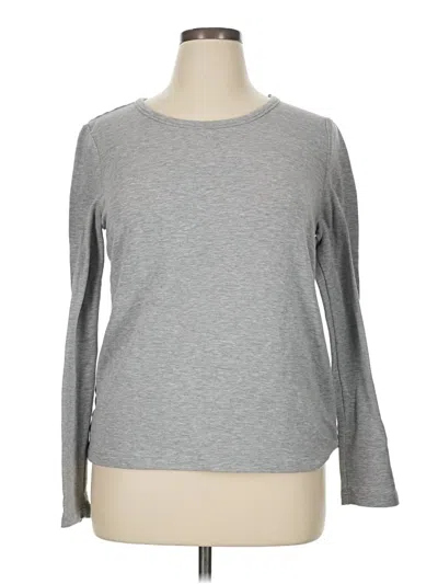 Pre-owned Fabletics Sweatshirt In Gray