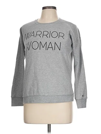 Pre-owned Fabletics Sweatshirt In Gray