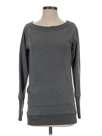 Pre-owned Fabletics Sweatshirt In Gray