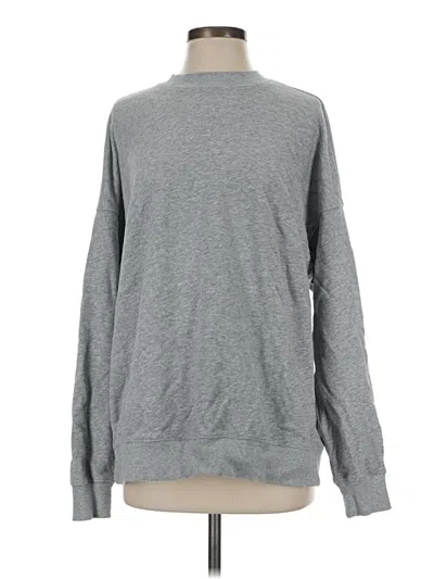 Pre-owned Fabletics Sweatshirt In Gray