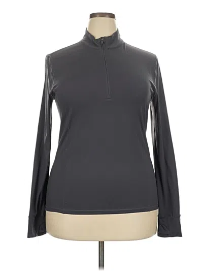 Pre-owned Fabletics Sweatshirt In Gray