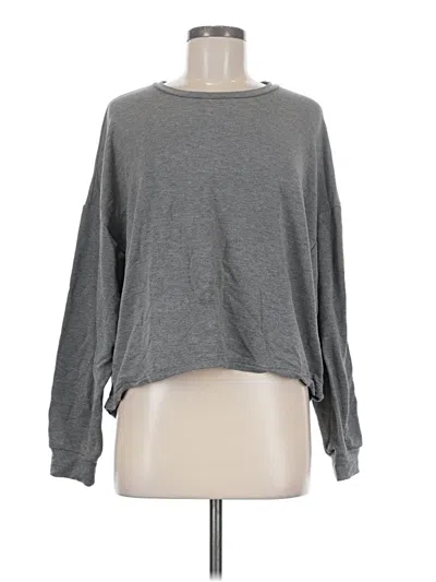 Pre-owned Fabletics Sweatshirt In Gray
