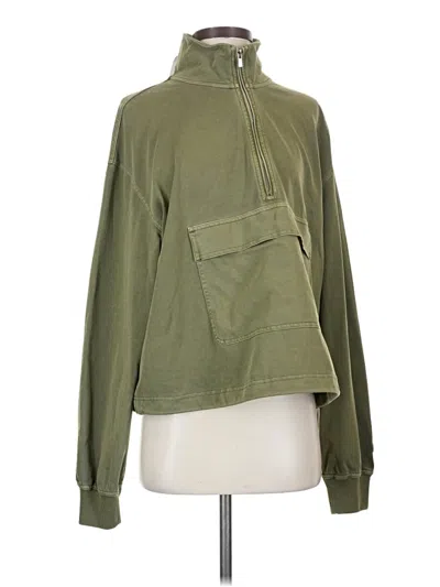 Pre-owned Fabletics Sweatshirt In Green