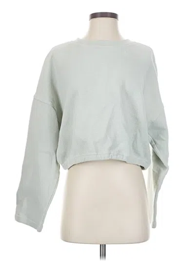 Pre-owned Fabletics Sweatshirt In Green