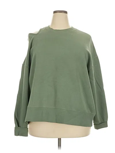 Pre-owned Fabletics Sweatshirt In Green
